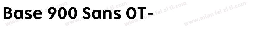 Base 900 Sans OT字体转换